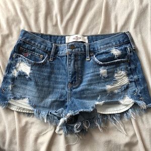 Hollister jean shorts